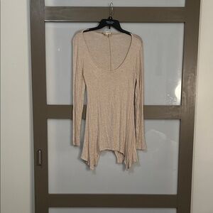Zenana Outfitters Cream Long Sleeve Top